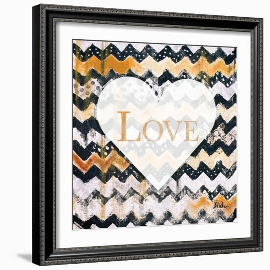 Love and Peace Square I-Patricia Pinto-Framed Art Print