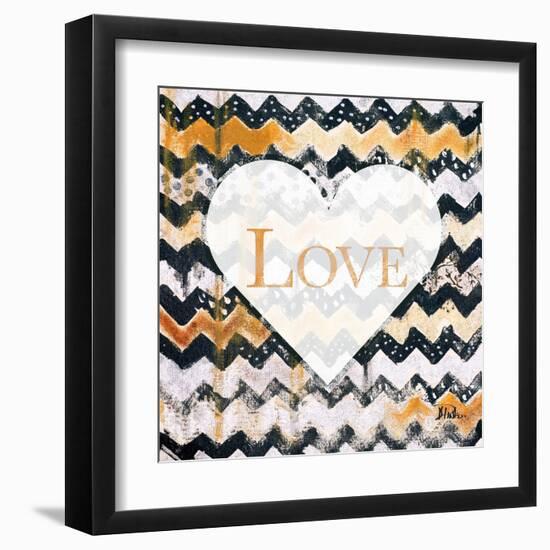 Love and Peace Square I-Patricia Pinto-Framed Art Print