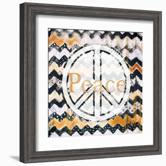 Love and Peace Square II-Patricia Pinto-Framed Art Print