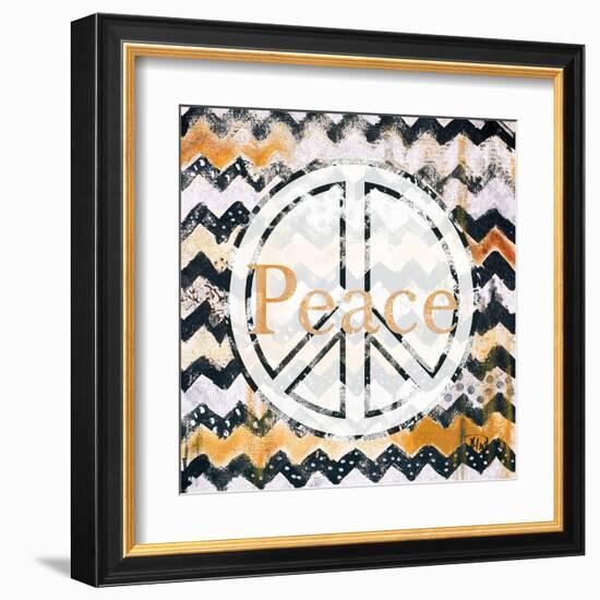 Love and Peace Square II-Patricia Pinto-Framed Art Print