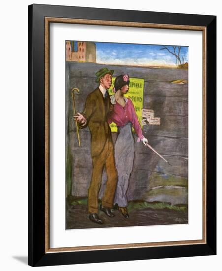 Love and Sex, Couples-Paul Rieth-Framed Art Print