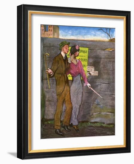 Love and Sex, Couples-Paul Rieth-Framed Art Print