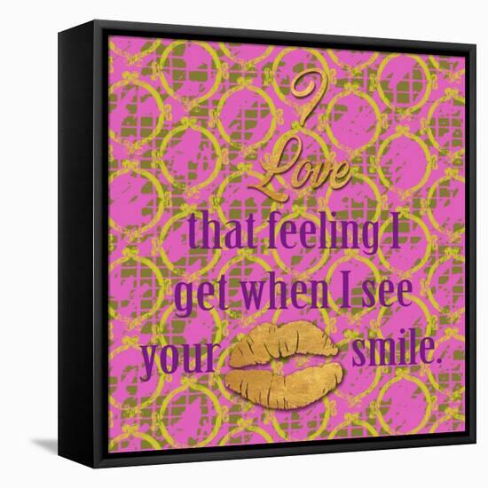 Love and Smile II-Nicholas Biscardi-Framed Stretched Canvas
