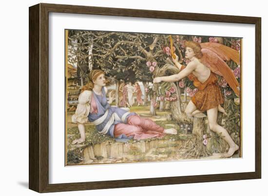 Love and the Maiden, 1877-John Roddam Spencer Stanhope-Framed Giclee Print