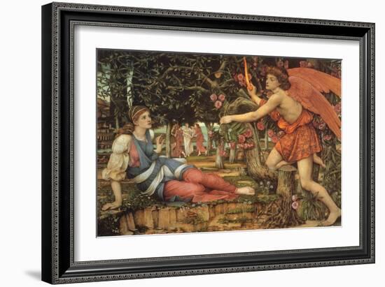 Love and the Maiden, 1900-John Roddam Spencer Stanhope-Framed Giclee Print