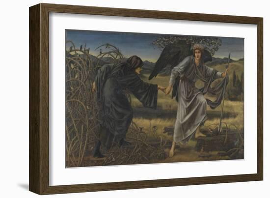 Love and the Pilgrim-Edward Burne-Jones-Framed Giclee Print