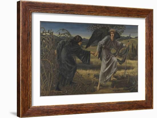 Love and the Pilgrim-Edward Burne-Jones-Framed Giclee Print