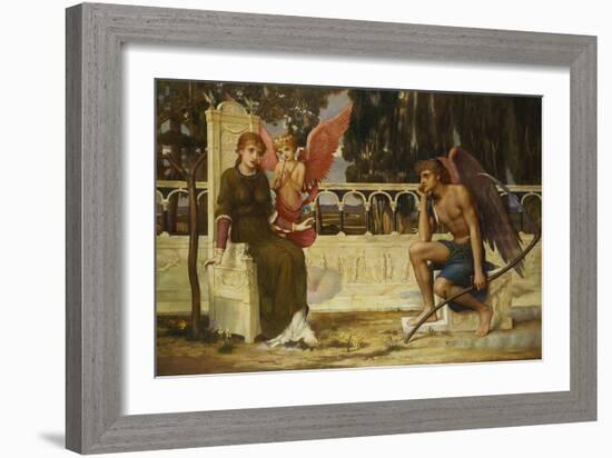 Love and Time-John Melhuish Strudwick-Framed Giclee Print