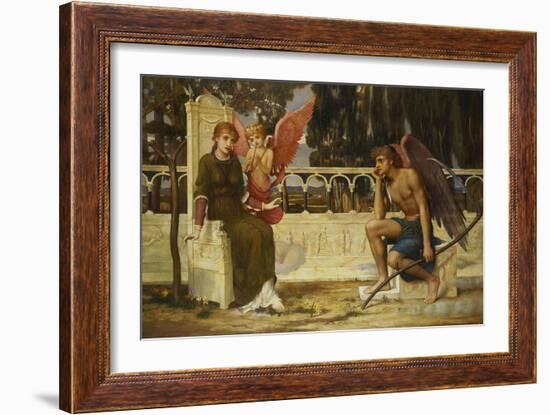 Love and Time-John Melhuish Strudwick-Framed Giclee Print