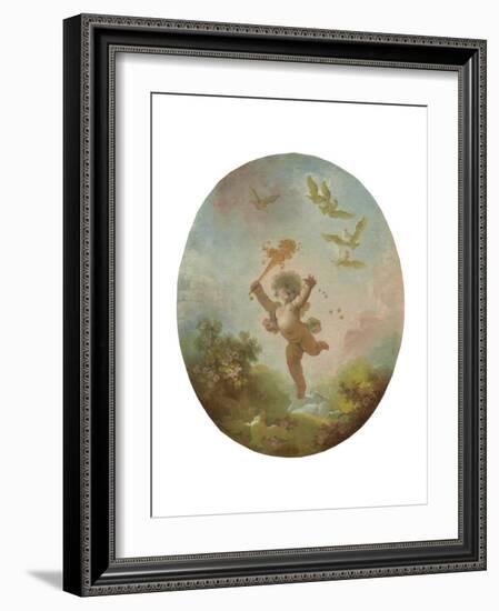 Love as Folly, c.1773-76-Jean-Honore Fragonard-Framed Giclee Print