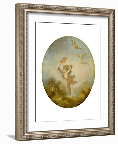 Love as Folly, c.1773-76-Jean-Honore Fragonard-Framed Giclee Print