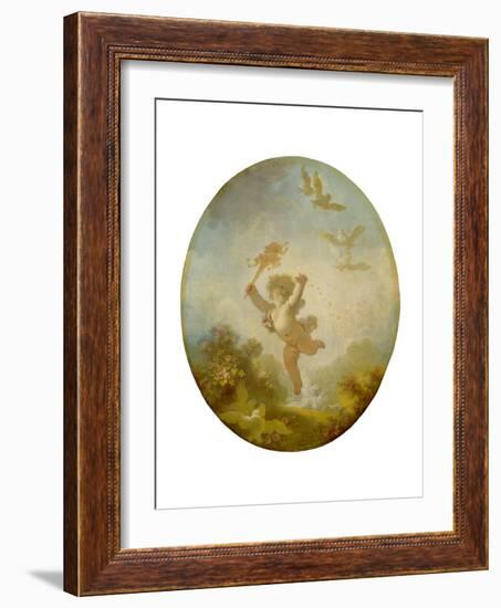 Love as Folly, c.1773-76-Jean-Honore Fragonard-Framed Giclee Print