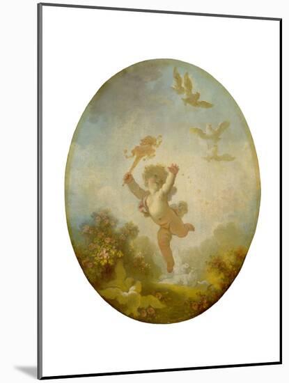 Love as Folly, c.1773-76-Jean-Honore Fragonard-Mounted Giclee Print