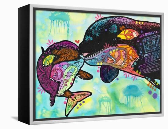 Love As Large As A Whale-Dean Russo -Exclusive-Framed Premier Image Canvas