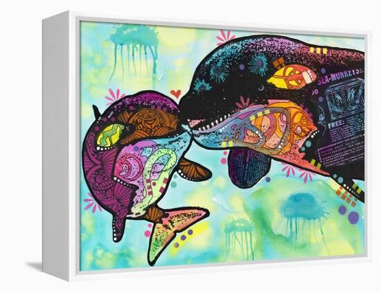 Love As Large As A Whale-Dean Russo -Exclusive-Framed Premier Image Canvas