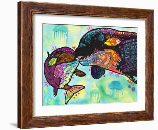 Love As Large As A Whale-Dean Russo -Exclusive-Framed Giclee Print