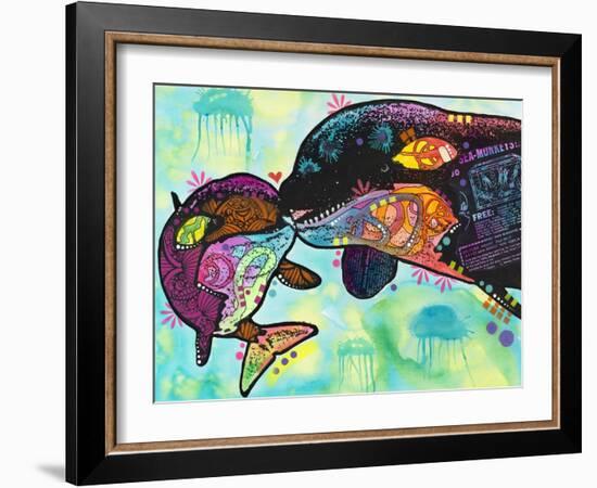 Love As Large As A Whale-Dean Russo -Exclusive-Framed Giclee Print