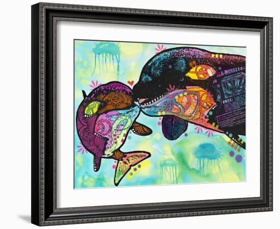 Love As Large As A Whale-Dean Russo -Exclusive-Framed Giclee Print