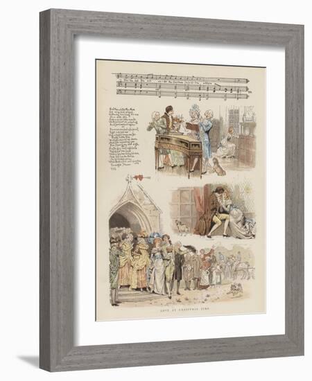 Love at Christmas Time-null-Framed Giclee Print