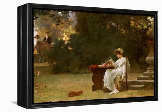 Love at First Sight-Marcus Stone-Framed Premier Image Canvas