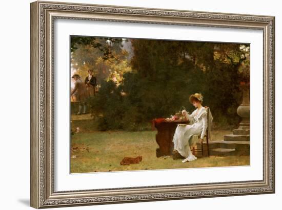 Love at First Sight-Marcus Stone-Framed Giclee Print