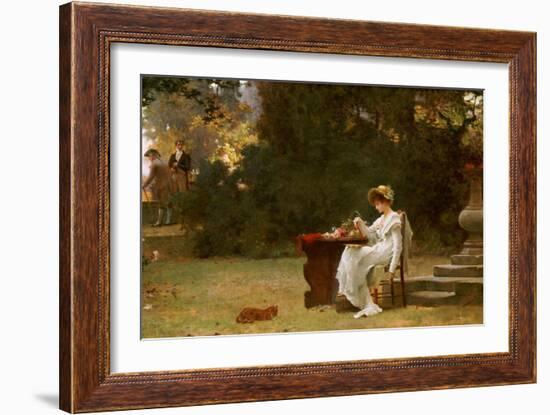 Love at First Sight-Marcus Stone-Framed Giclee Print