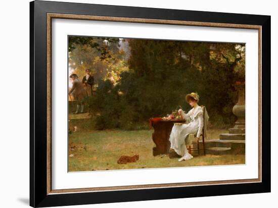 Love at First Sight-Marcus Stone-Framed Giclee Print