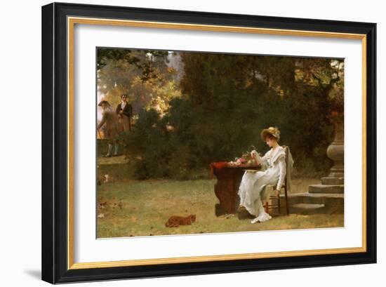 Love at First Sight-Marcus Stone-Framed Giclee Print