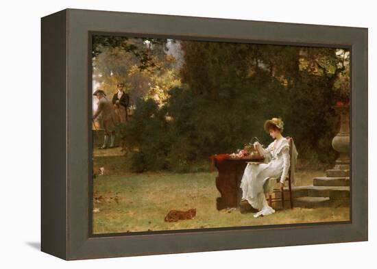 Love at First Sight-Marcus Stone-Framed Premier Image Canvas