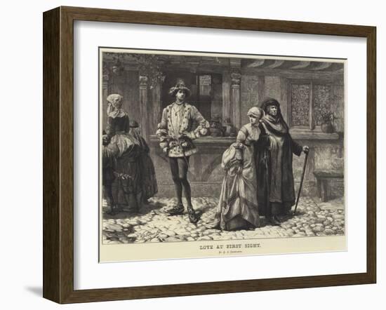 Love at First Sight-Charles Joseph Staniland-Framed Giclee Print