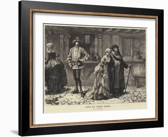 Love at First Sight-Charles Joseph Staniland-Framed Giclee Print