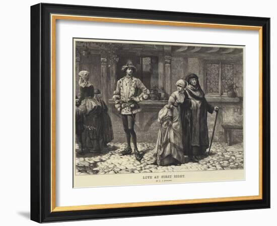 Love at First Sight-Charles Joseph Staniland-Framed Giclee Print