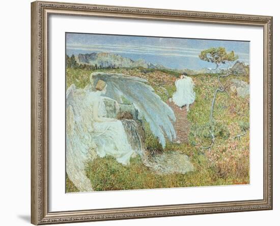 Love at the Fountain of Life, 1896-Giovanni Segantini-Framed Giclee Print