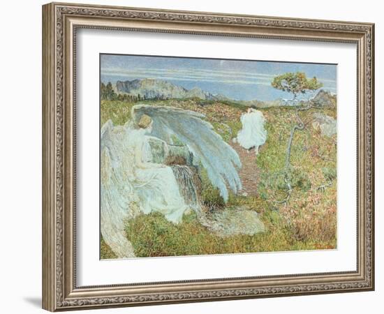 Love at the Fountain of Life, 1896-Giovanni Segantini-Framed Giclee Print