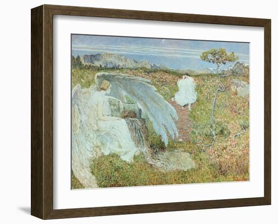 Love at the Fountain of Life, 1896-Giovanni Segantini-Framed Giclee Print