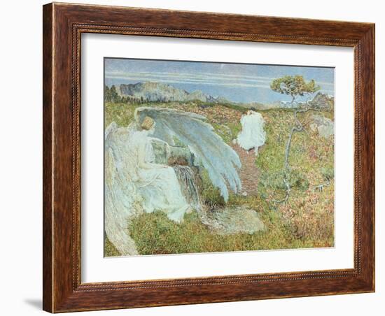 Love at the Fountain of Life, 1896-Giovanni Segantini-Framed Giclee Print