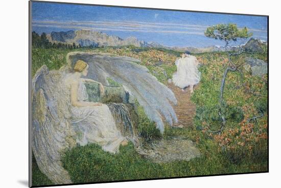 Love at the Spring of Life, 19th Century-Giovanni Segantini-Mounted Giclee Print