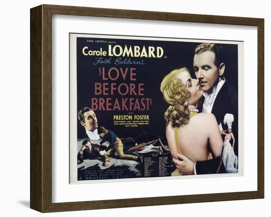 Love Before Breakfast, 1936-null-Framed Art Print