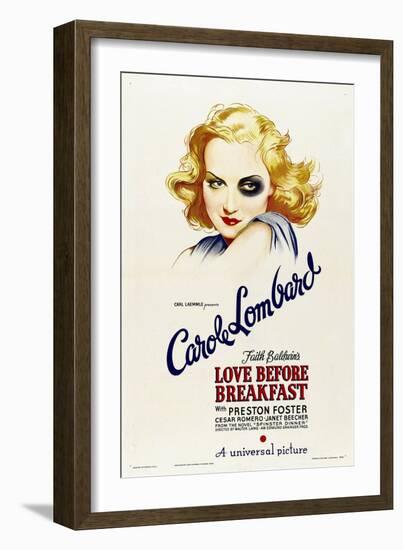 Love before Breakfast, Carole Lombard, 1936-null-Framed Art Print