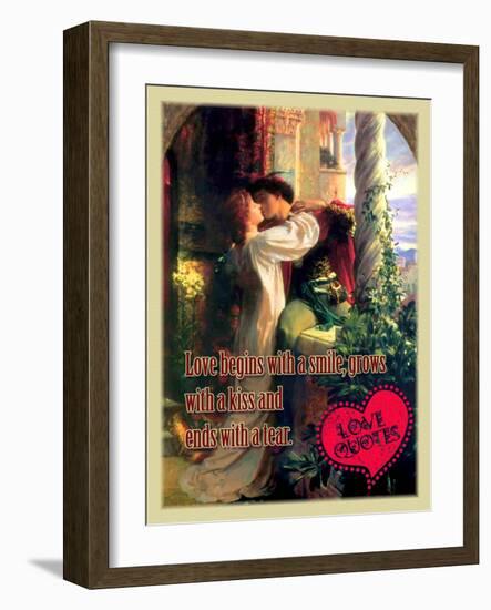 Love Begins with a Smile-Cathy Cute-Framed Giclee Print