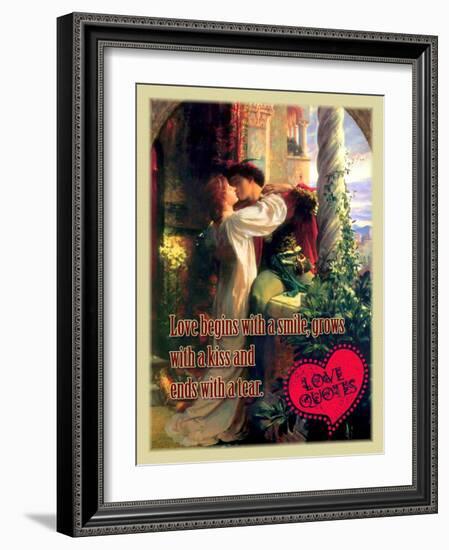 Love Begins with a Smile-Cathy Cute-Framed Giclee Print