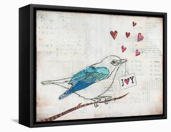 Love Birds I Joy-Courtney Prahl-Framed Stretched Canvas