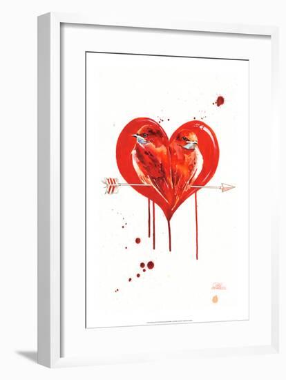 Love Birds-Lora Zombie-Framed Art Print