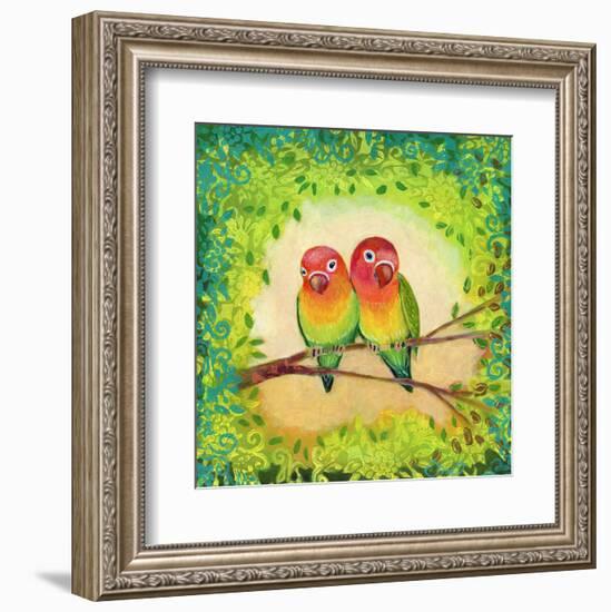 Love Birds-Jennifer Lommers-Framed Art Print