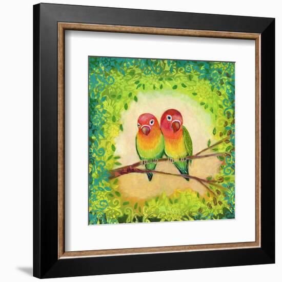 Love Birds-Jennifer Lommers-Framed Art Print