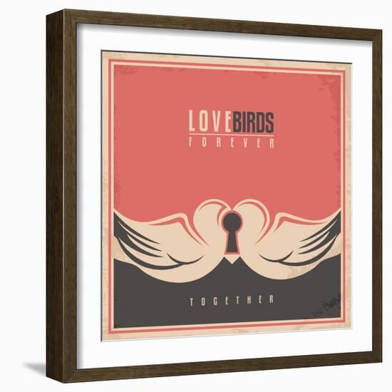 Love Birds-Lukeruk-Framed Art Print