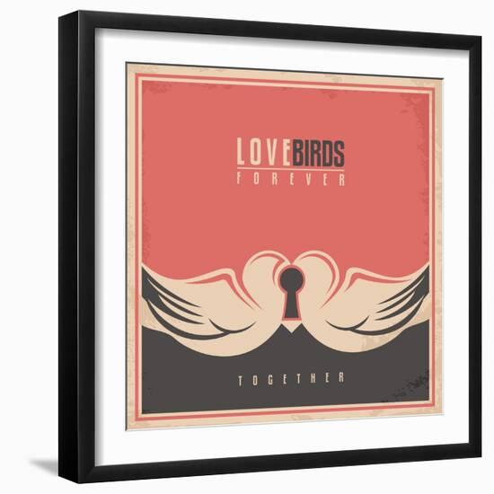 Love Birds-Lukeruk-Framed Art Print