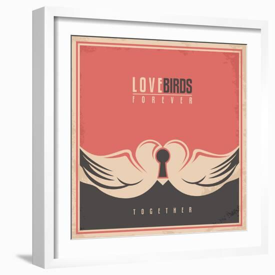 Love Birds-Lukeruk-Framed Art Print