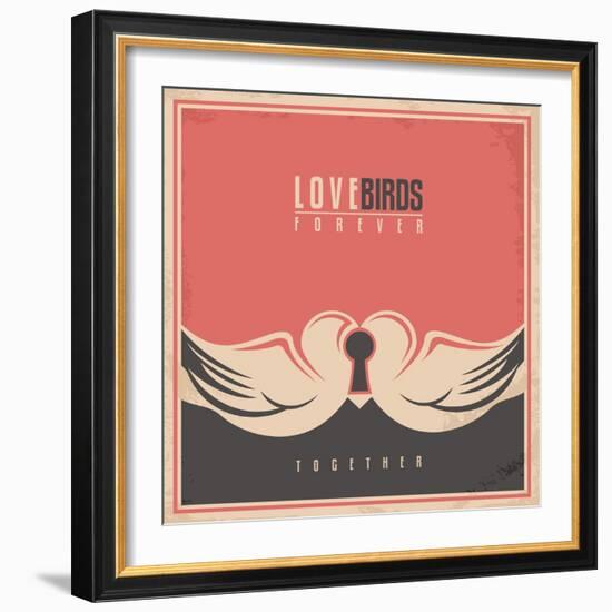 Love Birds-Lukeruk-Framed Art Print