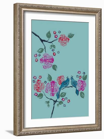 Love Birds-null-Framed Giclee Print